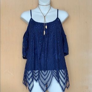 Lace tank top